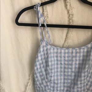 COPY - Baby Blue Striped Madewell Dress